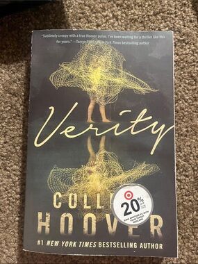 Verity by Colleen Hoover - Black & Gold Paperback